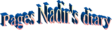 Pages Nadir's diary