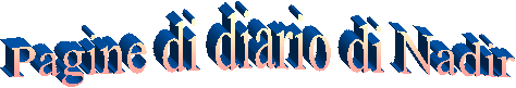 Pagine di diario di Nadir